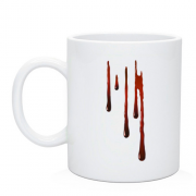 Чашка с кровавыми подтеками