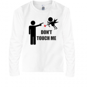 Детская футболка с длинным рукавом Don't touch me 2