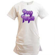 Подовжена футболка Deep Purple (фіолетовий логотип)