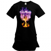 Подовжена футболка Deep Purple - Phoenix rising