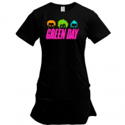 Подовжена футболка Green day color