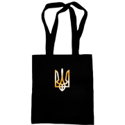 Сумка шоппер с гербом Украины (gold)