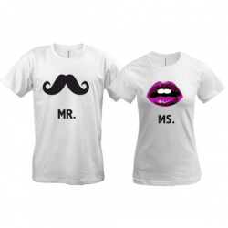 Парні футболки Містер і Місіс
