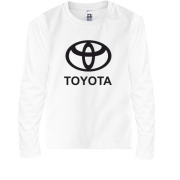 Детская футболка с длинным рукавом Toyota (лого)