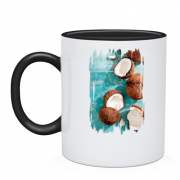Чашка з кокосами