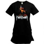 Подовжена футболка Manowar - Warriors of the World