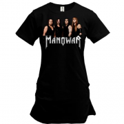 Подовжена футболка Manowar Band