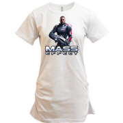 Подовжена футболка Mass Effect капітан Шепард