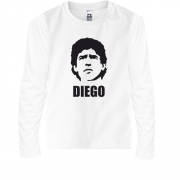Детская футболка с длинным рукавом Diego Maradona
