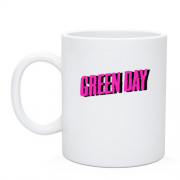 Чашка Green day розовый логотип