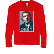 Детская футболка с длинным рукавом Obey Obama