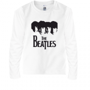 Детская футболка с длинным рукавом The Beatles (лица)