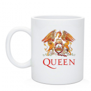 Чашка Queen color logo