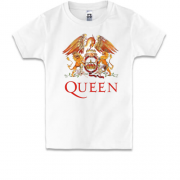Детская футболка Queen color logo