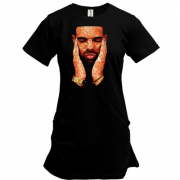 Подовжена футболка з Drake полігонами