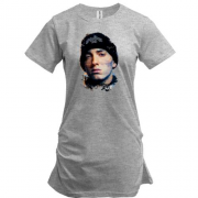 Подовжена футболка з Eminem в ґлітчах