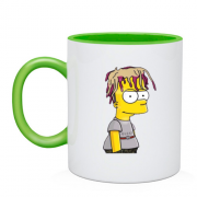 Чашка с Бартом Симпсоном в образе Lil Pump