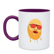 Чашка с Rick Ross в форме пиццы