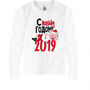 Дитячий лонгслів з Новим Роком 2019