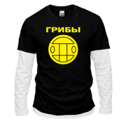 Чоловічий лонгслів Комбі Гриби