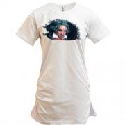 Подовжена футболка з Людвігом ван Бетховеном
