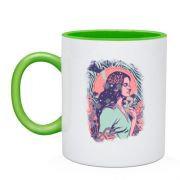 Чашка с Ланой Дель Рей (иллюстрация)