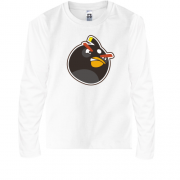 Детская футболка с длинным рукавом  Black bird 2