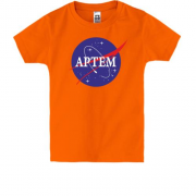 Дитяча футболка Артем (NASA Style)