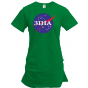 Подовжена футболка Зіна (NASA Style)
