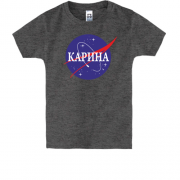 Детская футболка Карина (NASA Style)