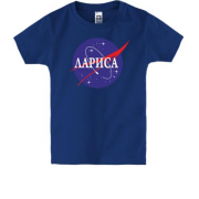 Детская футболка Лариса (NASA Style)