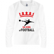 Детская футболка с длинным рукавом Король футбола