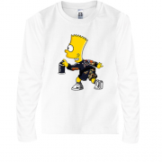 Детская футболка с длинным рукавом Барт Симпсон Supreme