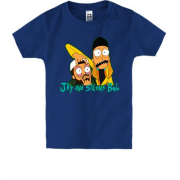 Дитяча футболка з Джеєм і мовчазним Бобом в стилі Рік і Морті