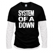 Лонгслив комби  "System Of A Down"