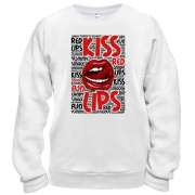 Свитшот Kiss red lips