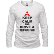 Лонгслив Keep calm and drive a Mitsubishi