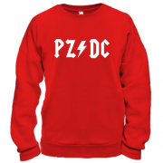 Свитшот с надписью "PZ DC" (AC DC)