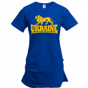 Подовжена футболка з написом "Ukraine"