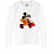 Детская футболка с длинным рукавом Mickey board