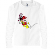 Детская футболка с длинным рукавом Minie Mouse теннис