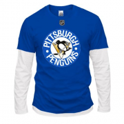 Комбінований лонгслів Pittsburgh Penguins
