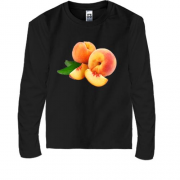 Детская футболка с длинным рукавом с абрикосами