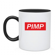 Чашка з написом "Пімп"