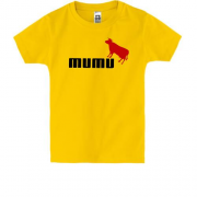 Детская футболка с надписью "Муму" в стиле Пума
