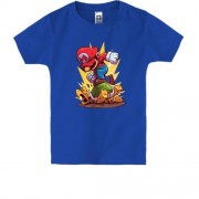 Детская футболка с Марио и черепахой