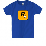 Детская футболка с логотипом Rockstar Games
