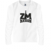 Детская футболка с длинным рукавом ZM Nation