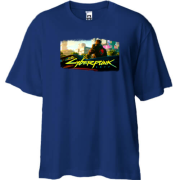 Футболка Oversize с главным героем игры Cyberpunk 2077