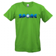Футболка с логотипом игры Spore